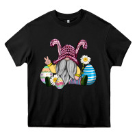 Black easter gnome with eggs Heavy Core Tee - AdoDesignShop