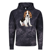 Cloud Black beagle puppy Vintage Hoodie - LillyAllenDesigns