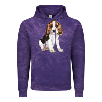 Cloud Purple beagle puppy Vintage Hoodie - LillyAllenDesigns