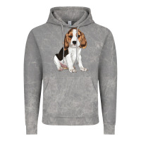 Cloud Rock beagle puppy Vintage Hoodie - LillyAllenDesigns