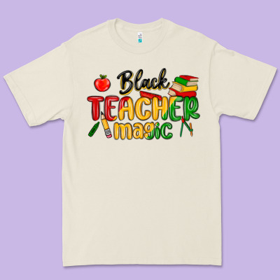 Black Teacher Magic Juneteenth Premium Tee Designed By Maliassmallbusiness