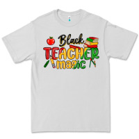 Dove Grey black teacher magic juneteenth Premium Tee - MaliasSmallBusiness