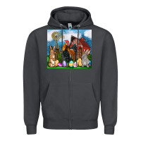 Smoke Farm animals 20oz Zipper Hoodie - OliviaCreatesArt