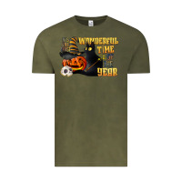 Vintage Olive wonderful time of the year halloween Vintage Tee - LillyAllenDesigns