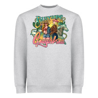 Heather Grey Busy doing Cowgirl shit Heavyweight Sweatshirt - HowdyJamesFarm