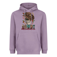 Lavender howdy christmas skull Heavyweight Hoodie - FaDigitalArtStudio