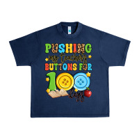 Pushing My Teacher's Buttons For 100 Days Urban Heavy Tee | Teevron