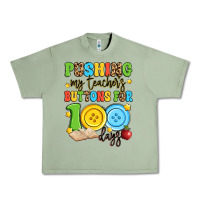 Oil Green pushing my teacher's buttons for 100 days Urban Heavy Tee - Artiststas