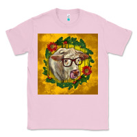 Bubblegum Pink christmas charolais cow face Classic Tee - LillyAllenDesigns