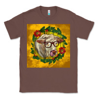 Chestnut christmas charolais cow face Classic Tee - LillyAllenDesigns