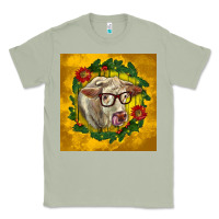Matcha christmas charolais cow face Classic Tee - LillyAllenDesigns