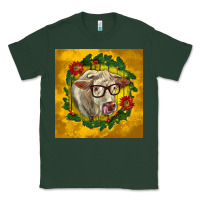 Sports Green christmas charolais cow face Classic Tee - LillyAllenDesigns