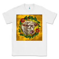 White christmas charolais cow face Classic Tee - LillyAllenDesigns