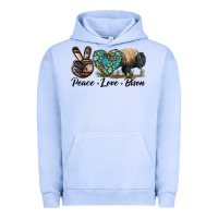 Pigment Grape Ice Peace lLve Bison Urban Hoodie - LillyAllenDesigns