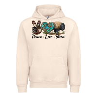 Sandshell Peace lLve Bison Urban Hoodie - LillyAllenDesigns