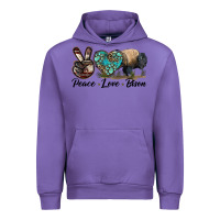 Tulip Peace lLve Bison Urban Hoodie - LillyAllenDesigns