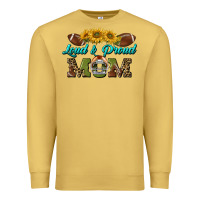 Antique Gold loud and proud mom Premium Sweatshirt - BundleAndBundleShop