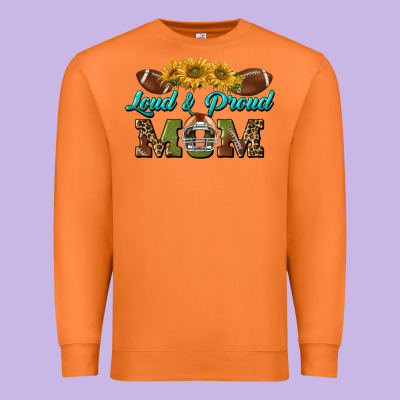 Loud And Proud Mom Premium Sweatshirt Designed By Bundleandbundleshop