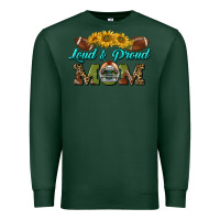 Sports Green loud and proud mom Premium Sweatshirt - BundleAndBundleShop