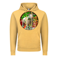 Vintage Mustard christmas dorset sheep Vintage Hoodie - LillyAllenDesigns