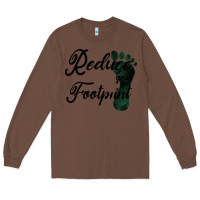 Chestnut Climate Change Reduce Your Carbon Footprint Gift Long Sleeve Tee - Bettercallsaul