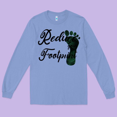 Climate Change Reduce Your Carbon Footprint Gift Long Sleeve Tee Designed By Bettercallsaul