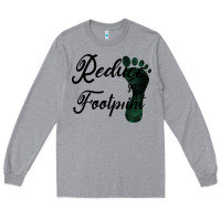 Heather Grey Climate Change Reduce Your Carbon Footprint Gift Long Sleeve Tee - Bettercallsaul