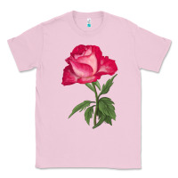 Bubblegum Pink Love At First Sight Rose Classic Tee - LillyAllenDesigns