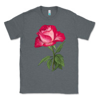 Charcoal Heather Love At First Sight Rose Classic Tee - LillyAllenDesigns