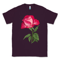 Plum Love At First Sight Rose Classic Tee - LillyAllenDesigns