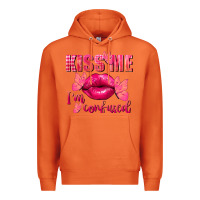 Carrot Kiss me i'm so confused Valentine's Day Premium Hoodie - FaDigitalArtStudio