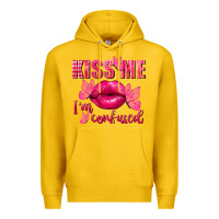 Lemon Kiss me i'm so confused Valentine's Day Premium Hoodie - FaDigitalArtStudio
