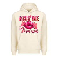 Tofu Kiss me i'm so confused Valentine's Day Premium Hoodie - FaDigitalArtStudio