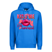True Royal Kiss me i'm so confused Valentine's Day Premium Hoodie - FaDigitalArtStudio
