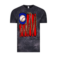 Cloud Black leopard baseball flag Vintage Tee - JahusDesignShop