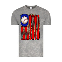 Cloud Rock leopard baseball flag Vintage Tee - JahusDesignShop