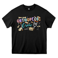 Black orthopedic crew Heavy Core Tee - MaliasSmallBusiness