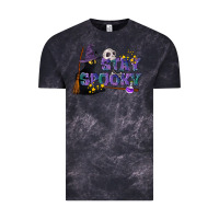 Cloud Black Stay Spooky With Black Cat Vintage Tee - LillyAllenDesigns