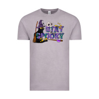 Vintage Zinc Stay Spooky With Black Cat Vintage Tee - LillyAllenDesigns