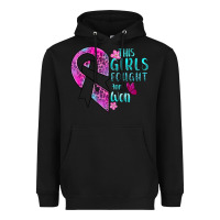 Black This Girls Fought and Won Cancer Heavyweight Hoodie - BundleAndBundleShop