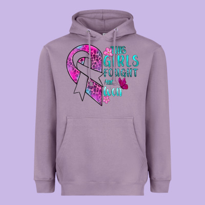 This Girls Fought And Won Cancer Heavyweight Hoodie Designed By Bundleandbundleshop