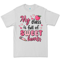 Dove Grey my class is full of sweet hearts Premium Tee - MaliasSmallBusiness