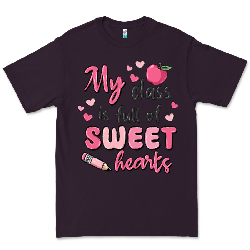 My Class Is Full Of Sweet Hearts Premium Tee by MaliasSmallBusiness | Teevron