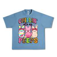 Pebble Blue chillin' with my peeps Urban Heavy Tee - Artiststas
