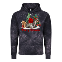 Cloud Black Merry Christmas Gray Squirrel Vintage Hoodie - LillyAllenDesigns