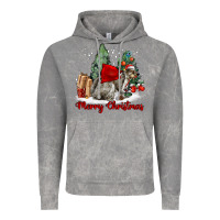 Cloud Rock Merry Christmas Gray Squirrel Vintage Hoodie - LillyAllenDesigns
