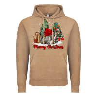 Vintage Coffee Merry Christmas Gray Squirrel Vintage Hoodie - LillyAllenDesigns