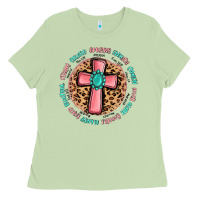 Matcha love myself cross Ladies Tee - MaliasSmallBusiness