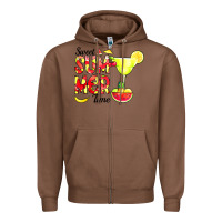 Chestnut sweet summer time fruits Zipper Hoodie - CowCowDesign