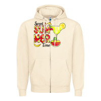 Sandshell sweet summer time fruits Zipper Hoodie - CowCowDesign